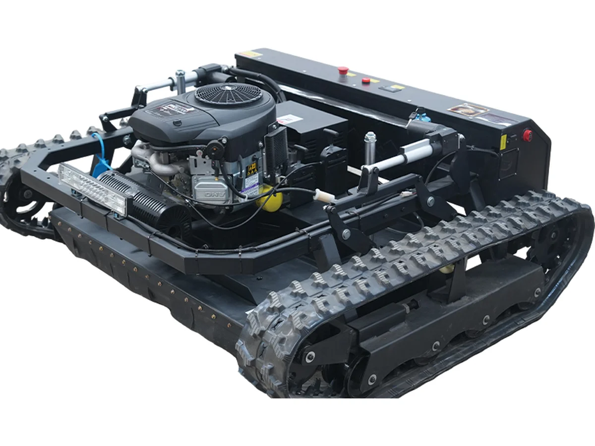 YH1200T tracked tank-style remote-controlled lawn mower