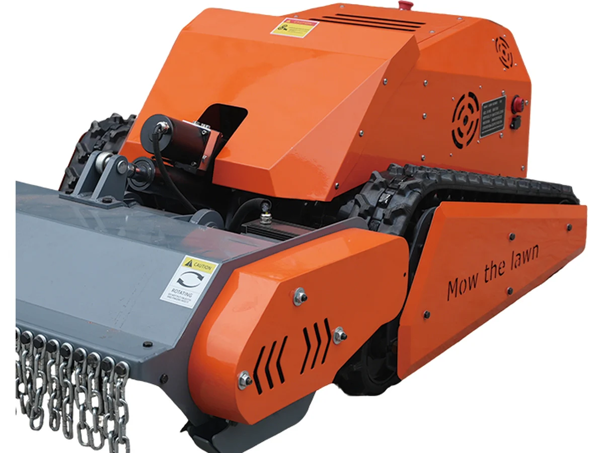 YH800E battery-electric tracked remote-controlled lawn mower